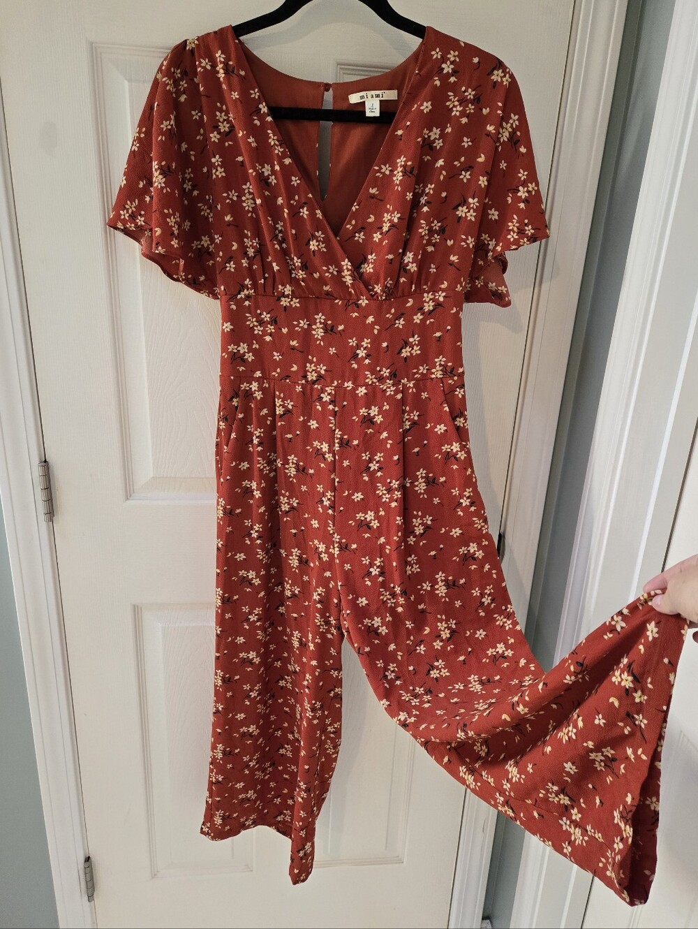 Francesca's Miami Floral Jumpsuit - Picture 2 of 4